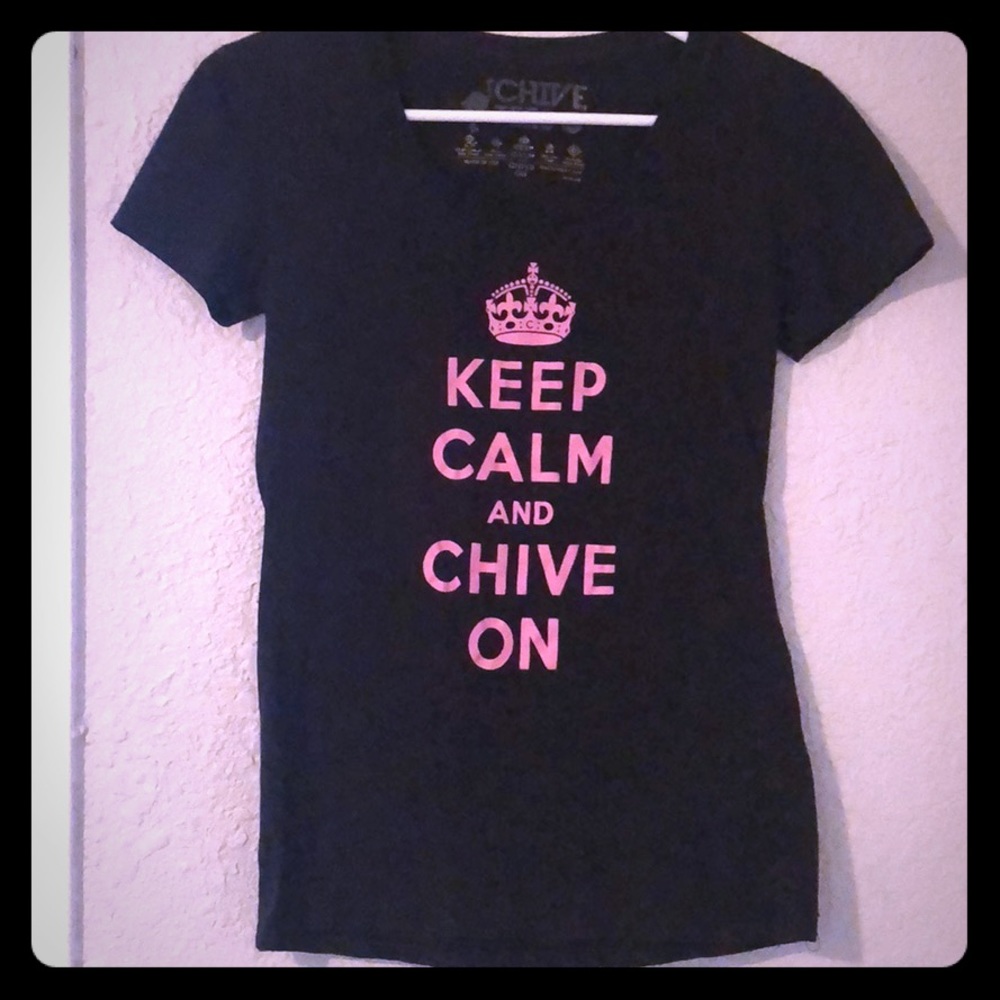 Keep Calm and Chive On tshirt